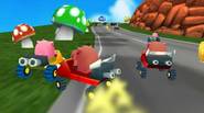 Totally krazy 3D racing game in which you’re a pig, driving ultra-fast go-kart and racing against other pigs, in the psychedelic Mario-like world. You can play time-trial or […]