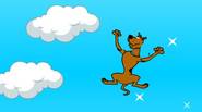 Funny, simple game featuring Scooby Doo, in which your goal is to jump as high as possible from one cloud to another. Have fun! Game Controls: Mouse