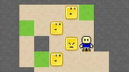 A funky variation on the classic SOKOBAN game. Try to push yellow smileys towards their destination places – green tiles. You can only push them, so don’t move […]